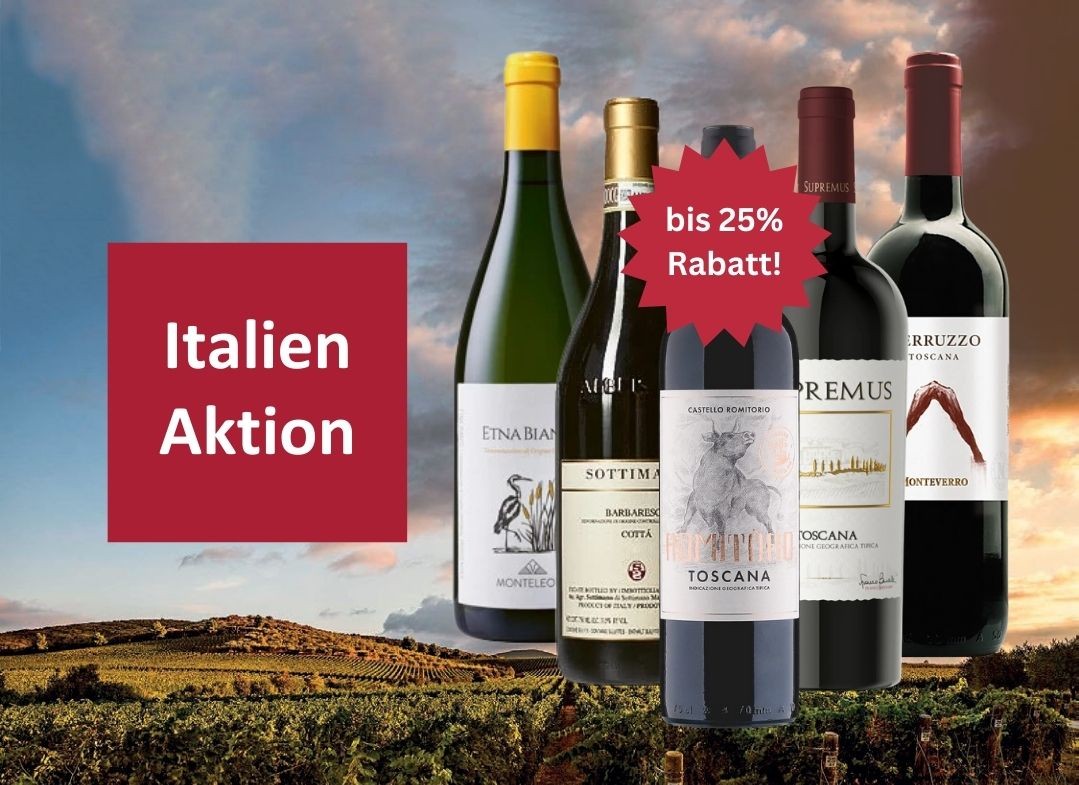 Aktion Italien bis 25 Prozent Rabatt